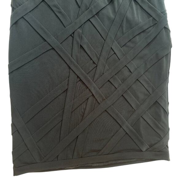 Tadashi Shoji Black Bandage Bodycon Sheath Cocktail Dress Size Small - Picture 8 of 16